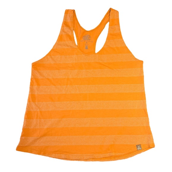 PrAna Organic Cotton Casual Orange Tank Size M - Picture 1 of 6
